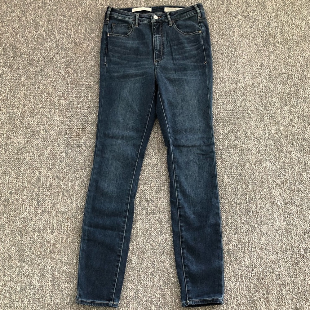 Anthropologie Pilcro and the Letterpress Superscript High Rise Skinny Jeans 28